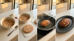 煮豆が主役に変わる：米粉でまとまる香ばしい「煮豆ステーキ」の作り方